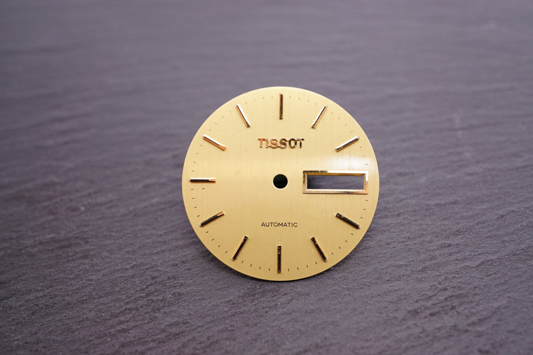 Tissot - Gold Day/Date Automatic - 27mm-Welwyn Watch Parts