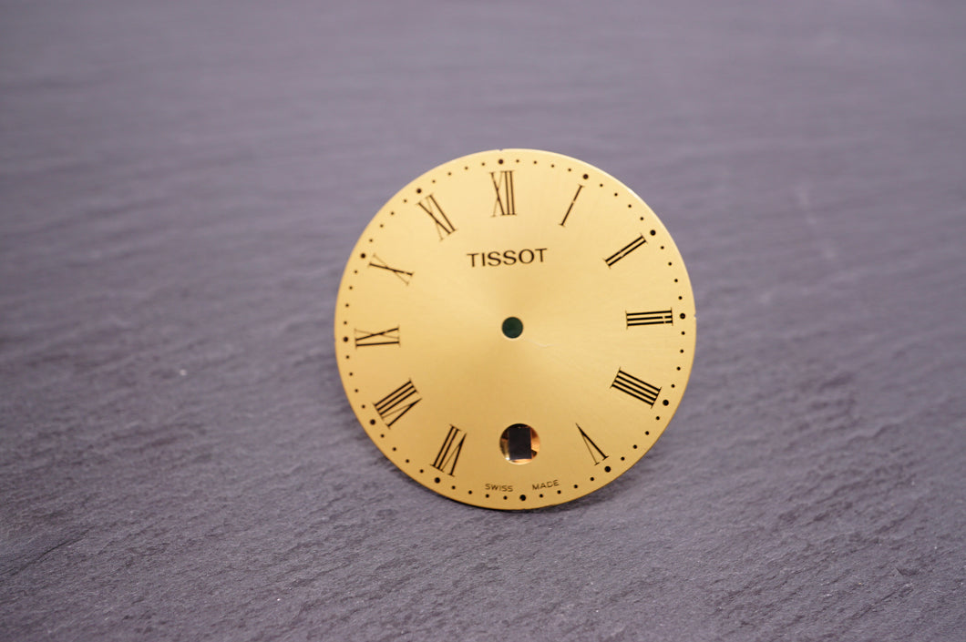 Tissot - Gold Date Roman Numerals - 28.4mm-Welwyn Watch Parts