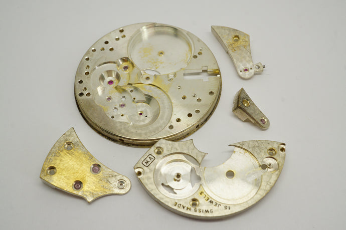 Revue Calibre 31 - Movement Plates & Bridges - Poor-Welwyn Watch Parts