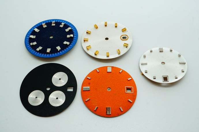 Mixed Lot of Prototype Swiss Dials - NOS-Welwyn Watch Parts