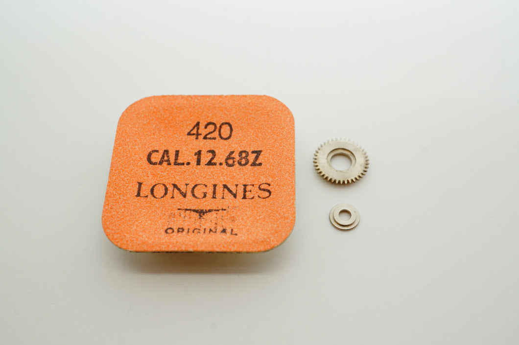 Longines - Cal 12.68Z - Crown Wheel & Core - Part# 420-Welwyn Watch Parts