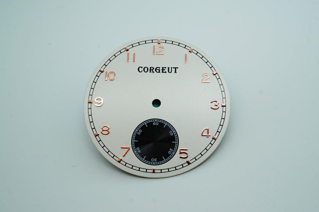 Corgeut Cream & Rose Gold Dial - Cal 6498 - New-Welwyn Watch Parts