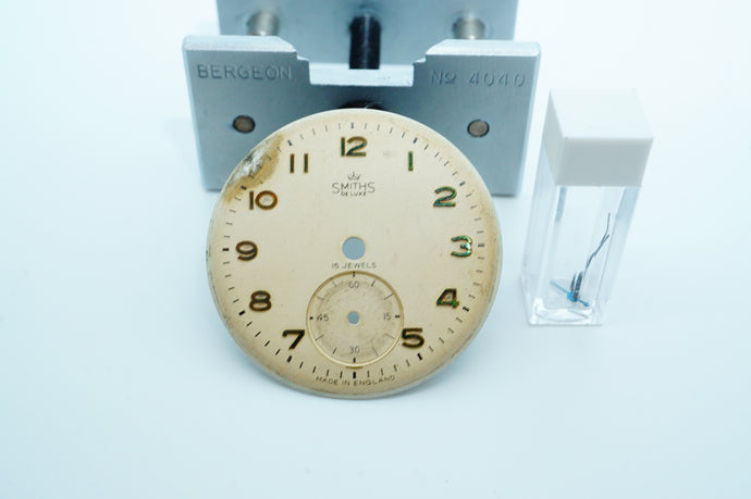 Smiths Calibre 400 Dial & Hand Set - Used-Welwyn Watch Parts