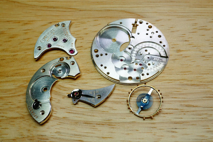 Omega 37.5 L17P Pocket Watch Movement Parts-Welwyn Watch Parts