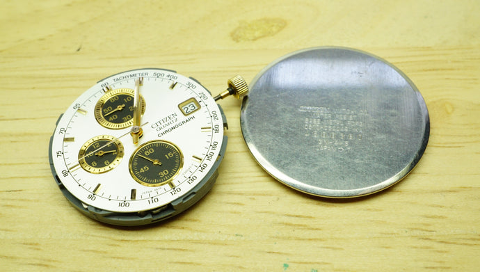 Citizen Quartz Chrono Movement 0510A - Spares/Runs-Welwyn Watch Parts