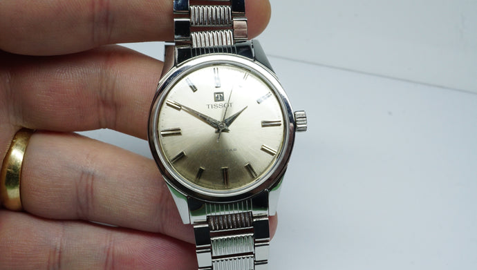 Tissot Swiss - Sea Star - All Steel - Rare Model - Cal 781-Welwyn Watch Parts