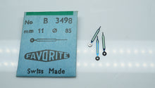 Favorite Swiss Watch Hands - NOS - Ref 3498 ( 11x0.85 )- Syringe Lume Fil-Welwyn Watch Parts