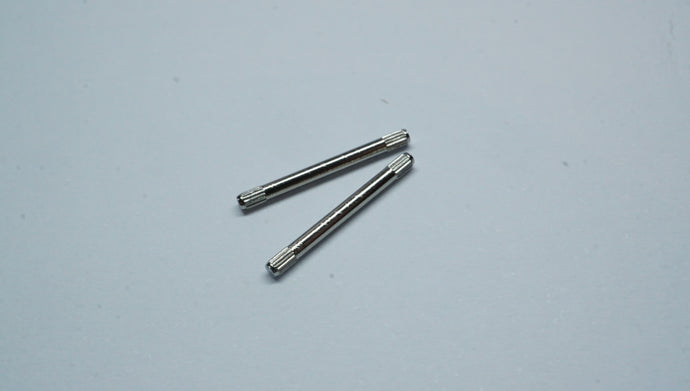 Rolex Style - Stainless Steel Knurled Pins - Various Sizes-Welwyn Watch Parts
