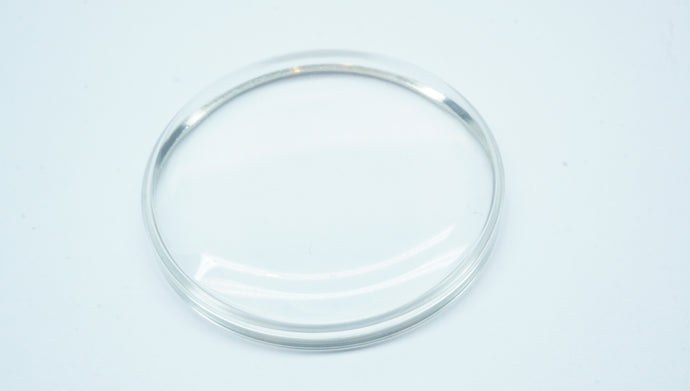 Omega Generic Glass - Ø30.6mm (5.38mm) Steel Ring without Date Lens-Welwyn Watch Parts