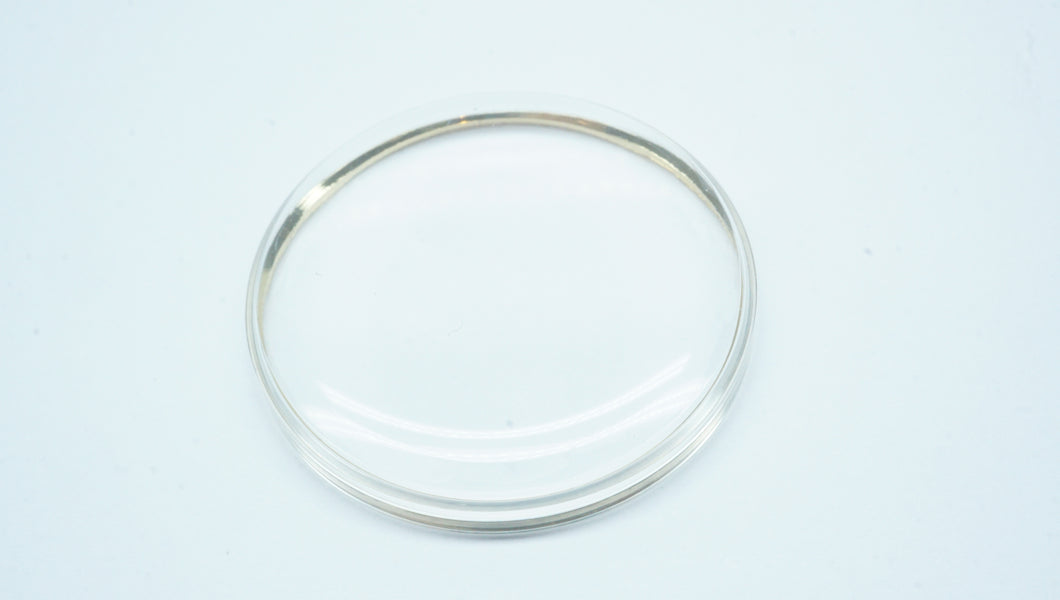 Omega Generic Glass - Ø30.6mm (5.38mm) Gold Ring without Date Lens-Welwyn Watch Parts