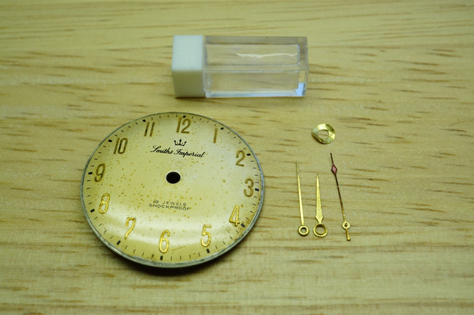 Smiths Imperial Dial & Hand Set - Used-Welwyn Watch Parts