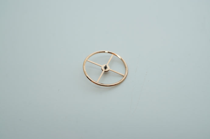 Omega Cal 751 - Balance Staffed with Roller - Used-Welwyn Watch Parts