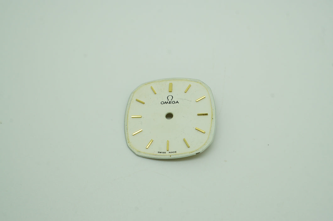 Omega Calibre 625 White Dial - Square 18mm - Used-Welwyn Watch Parts