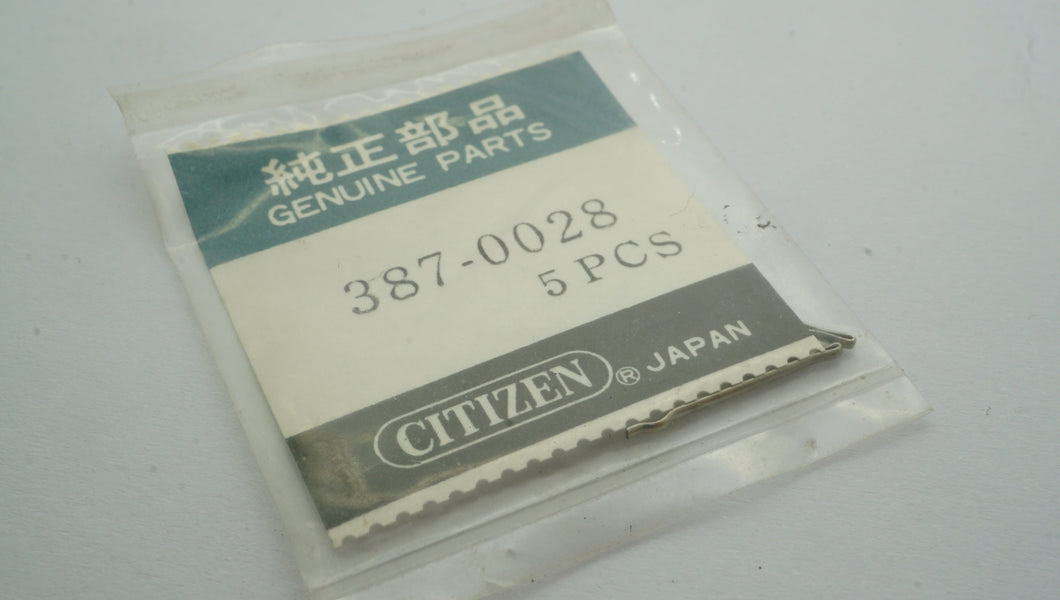 Citizen - Movement Part - #387-0028 - Split Pins-Welwyn Watch Parts
