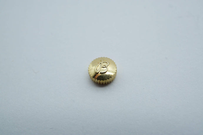 Breitling Crown - Vintage - Gold Plated - T9 x P2.00 x 5.30mm-Welwyn Watch Parts