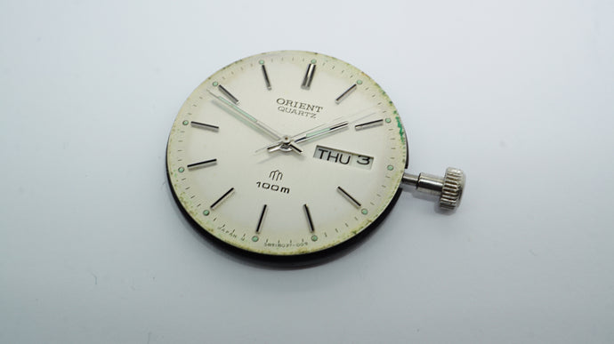 Orient Quartz Movement - Untested 58910 - Used/Spares-Welwyn Watch Parts