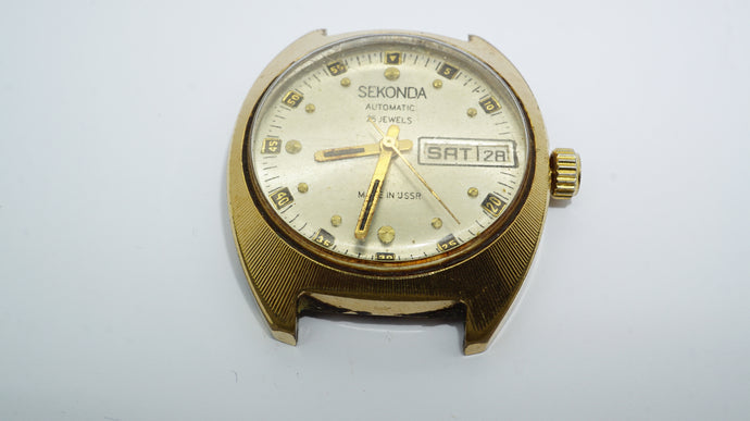 Sekonda Automatic 25 Jewel - Movement - Spares & Repairs-Welwyn Watch Parts