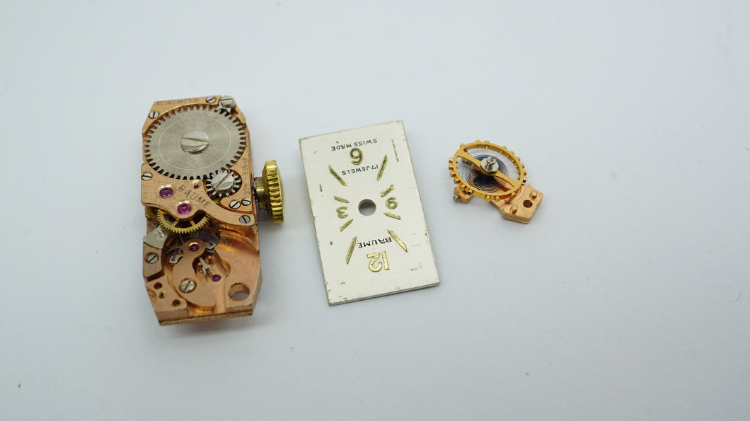 Baume & Mercier - FHF Cal 59 - Movement Spares & Repairs-Welwyn Watch Parts
