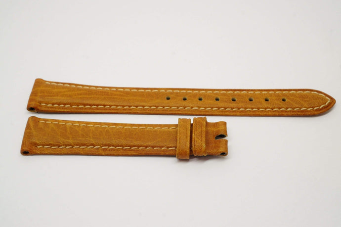 Hirsh Camelgrain - Plain Strap/ No Buckle - NOS - 14mm-Welwyn Watch Parts