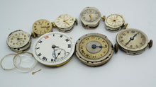 Mixed Lot Swiss Movements - Spares & Repairs - Ref 005-Welwyn Watch Parts