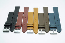 Calf Leather 18mm Watch Straps - Various Colours - Steel Buckle - New !-Welwyn Watch Parts