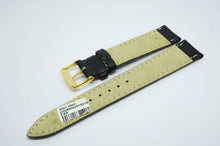 Morellato Italian Leather Strap - Black Alligator Grain - High Grade -18mm-Welwyn Watch Parts