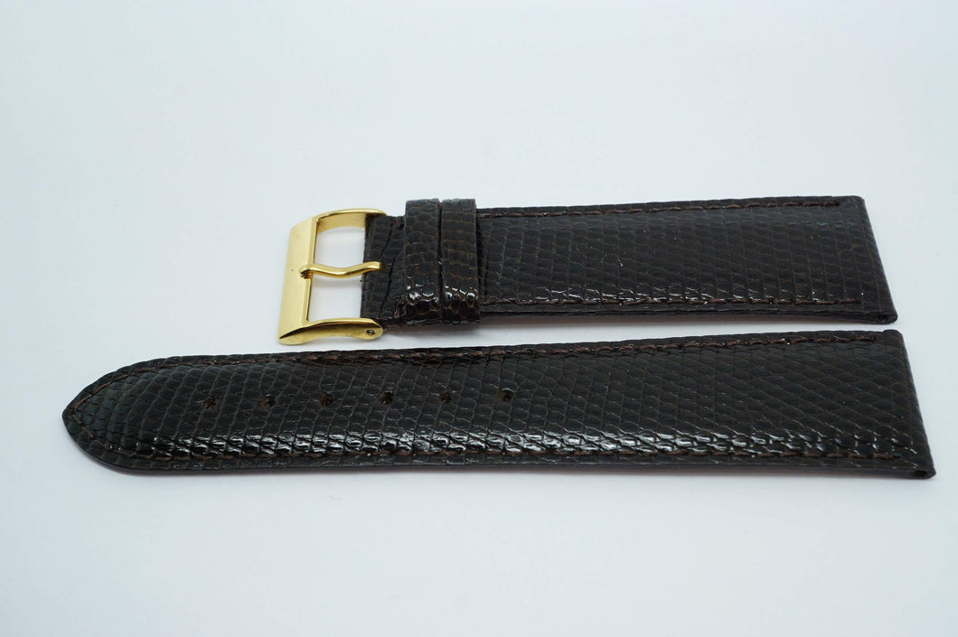 Genuine Lizard Strap - Italian Handmade - 22mm - GP Buckle-Welwyn Watch Parts