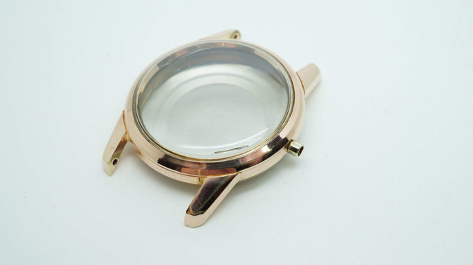 MuDu Doublematic Rose Gold Plated Casing - Used-Welwyn Watch Parts