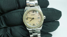 Rotary Ladies Quartz Watch - Mother of Pearl Dial - Swarovski Crystals-Welwyn Watch Parts