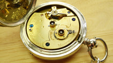 H Samuel Solid Silver Key Wound Pocket Watch - c1895 - Buren Swiss-Welwyn Watch Parts