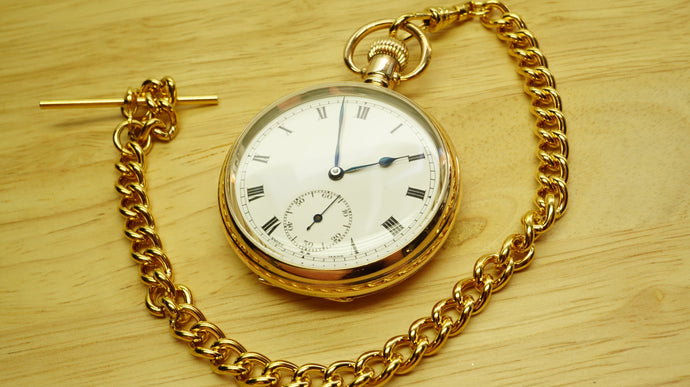 Cyma High Grade Pocket Watch - Ref 919 - Dennison Gold Filed Case-Welwyn Watch Parts