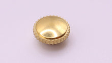 Rolled Gold Vintage Watch Crowns - Pack of 3 - 5.70mm Tap 9-Welwyn Watch Parts