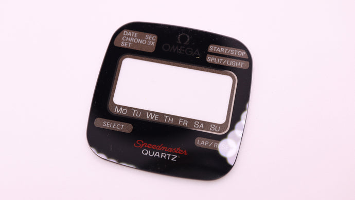 Omega Seamaster Quartz LCD - NOS Glass - Rare !!-Welwyn Watch Parts