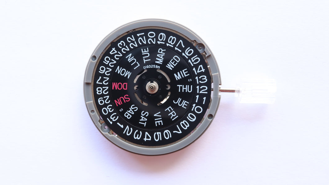 Seiko NH36 Black Day/Date Variant Movement NEW !!