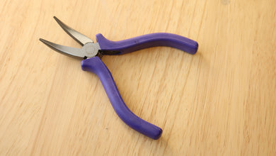 Smooth Bent Nose Watchmaking Pliers - Economy Line-Welwyn Watch Parts