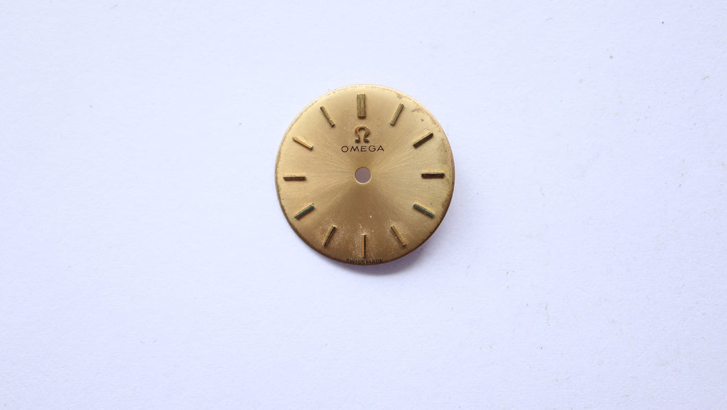 Omega Cal 620 Gold Dial - 17.5mm-Welwyn Watch Parts