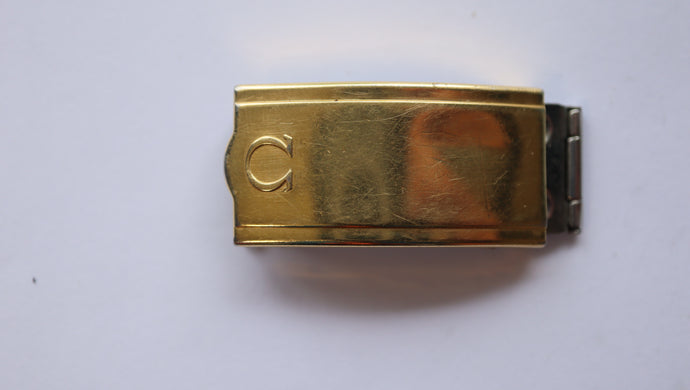 Omega Gold Plated Clasp - Ref - 1181-215 - Spares & Repairs-Welwyn Watch Parts