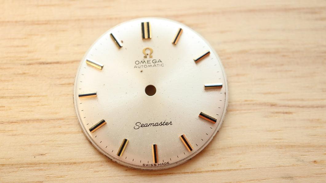 Omega Seamaster - Champagne & Gold Dial - Used 29.5mm-Welwyn Watch Parts