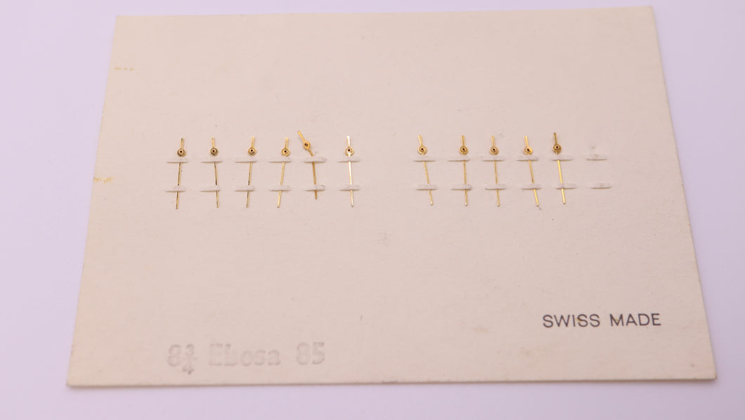 Carded Set Hands - Ebosa 85 Centre Seconds - Lot#2-Welwyn Watch Parts