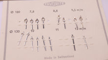 Carded Set Hands - EB 8800 Facetted Nickel Hands - Favorite Brand-Welwyn Watch Parts