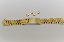 Seiko Gold Plated Bracelet - 20mm Lug 18mm Clasp-Welwyn Watch Parts