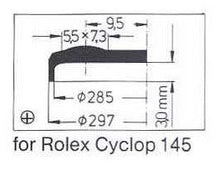 Sternkreuz - Rolex Acrylic Glass - XS 297.459 - 29.7mm-Welwyn Watch Parts